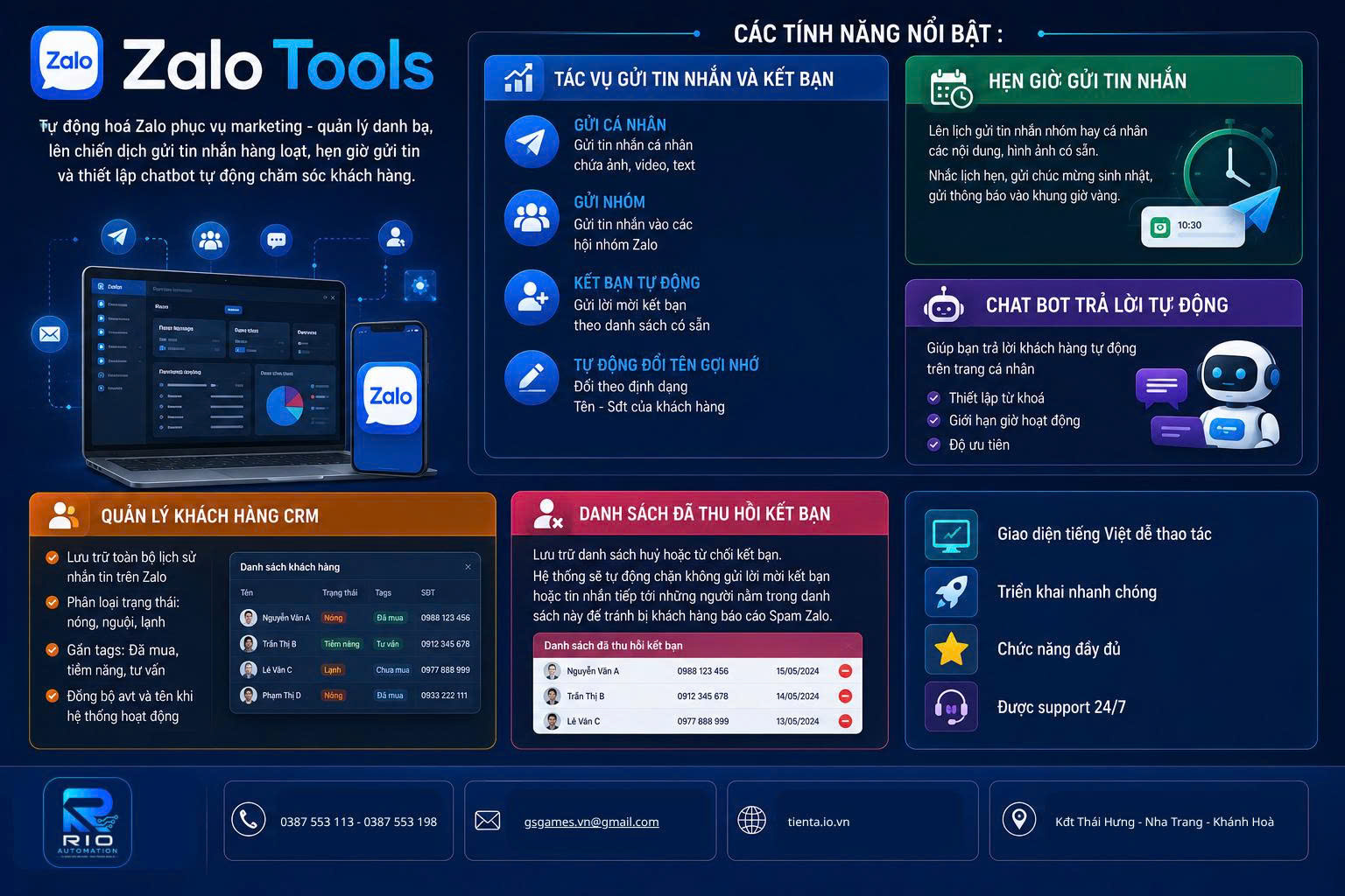 Zalo Tools